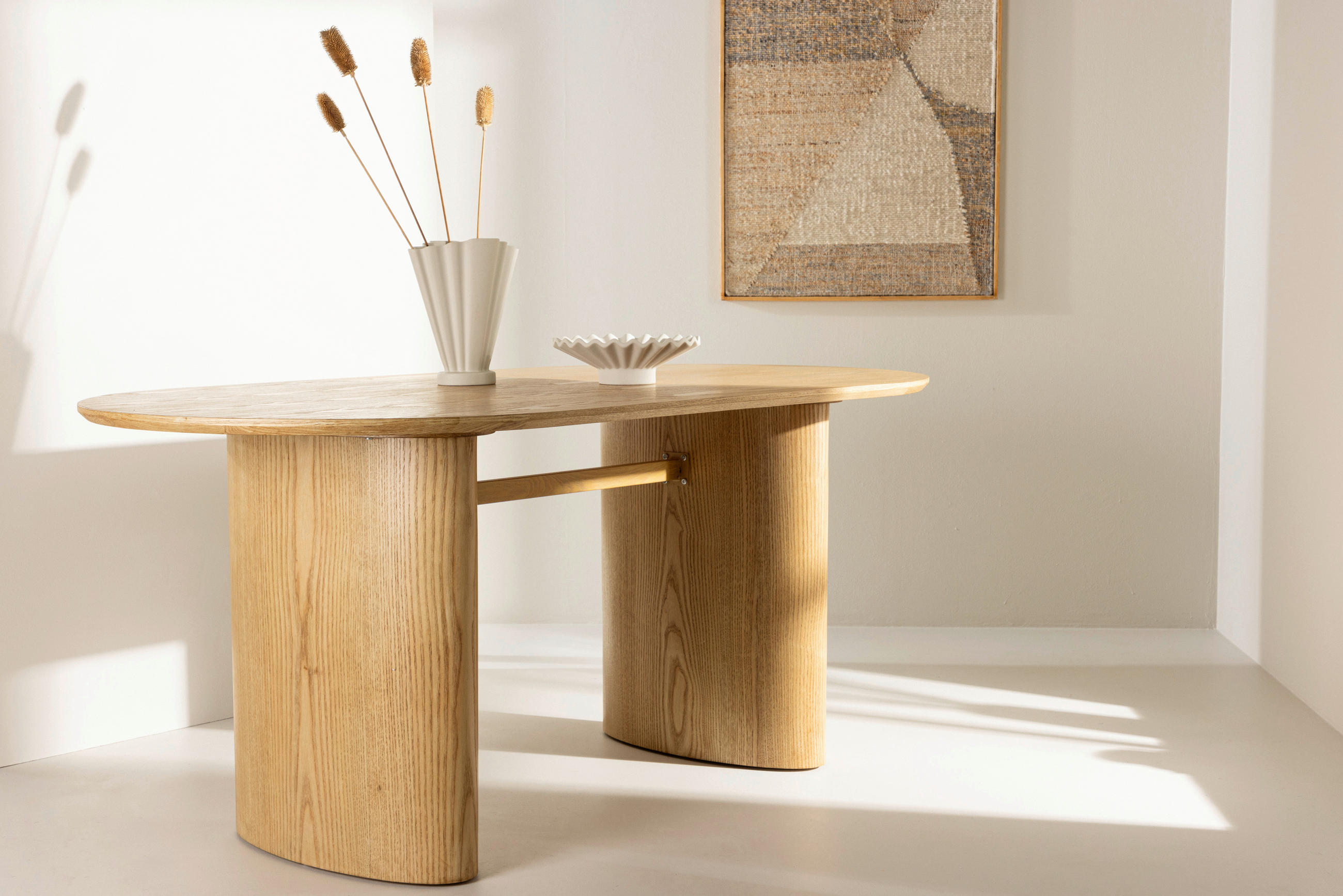 MATBORD i trämaterial 180/90/75 cm   - beige, Design, trämaterial (180/90/75cm) - Livetastic