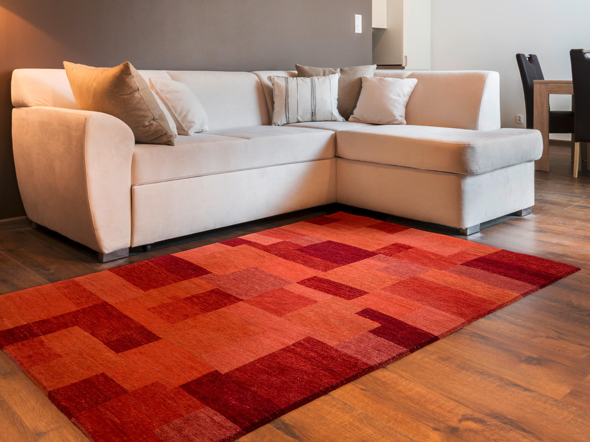 WOLLTEPPICH 250/300 cm Rot  - Rot, Design, Textil (250/300cm) - Cazaris