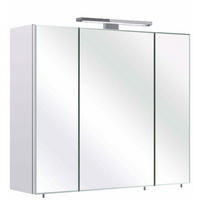 SPIEGELSCHRANK 70/60/20 cm  - Weiß, Basics, Glas/Holzwerkstoff (70/60/20cm) - Xora