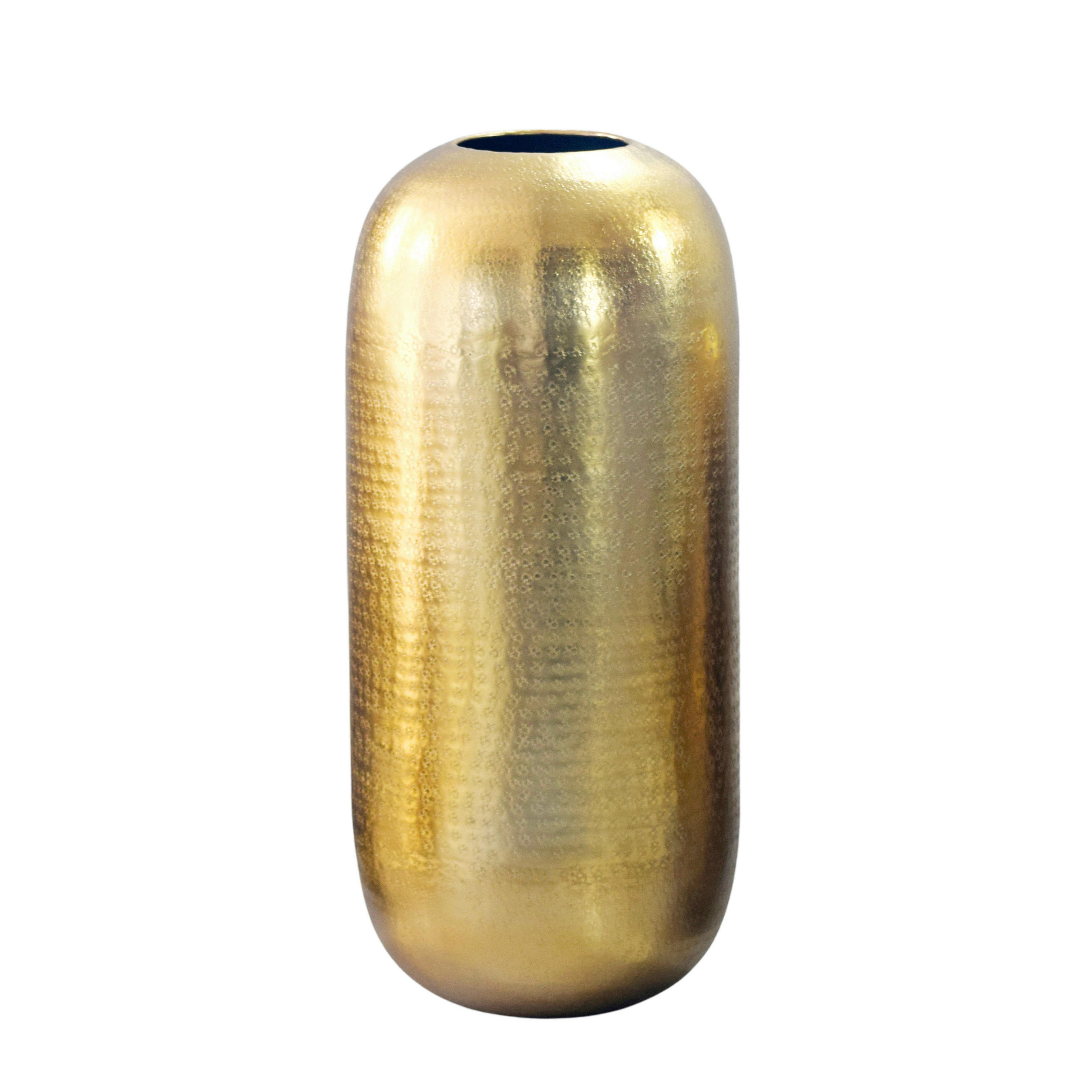 Vază 45 cm  - auriu, Design, metal (20/20/45cm) - MID.YOU