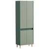 HOCHSCHRANK 56,9/170,0/33,0 cm  - Dunkelgrün/Eschefarben, MODERN, Holz/Holzwerkstoff (56,9/170,0/33,0cm) - MID.YOU