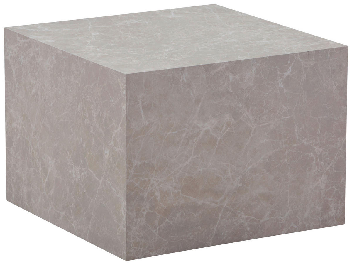 BEISTELLTISCH in Holzwerkstoff 55/55/40 cm  - Hellgrau, Design, Holzwerkstoff (55/55/40cm) - Kayoom