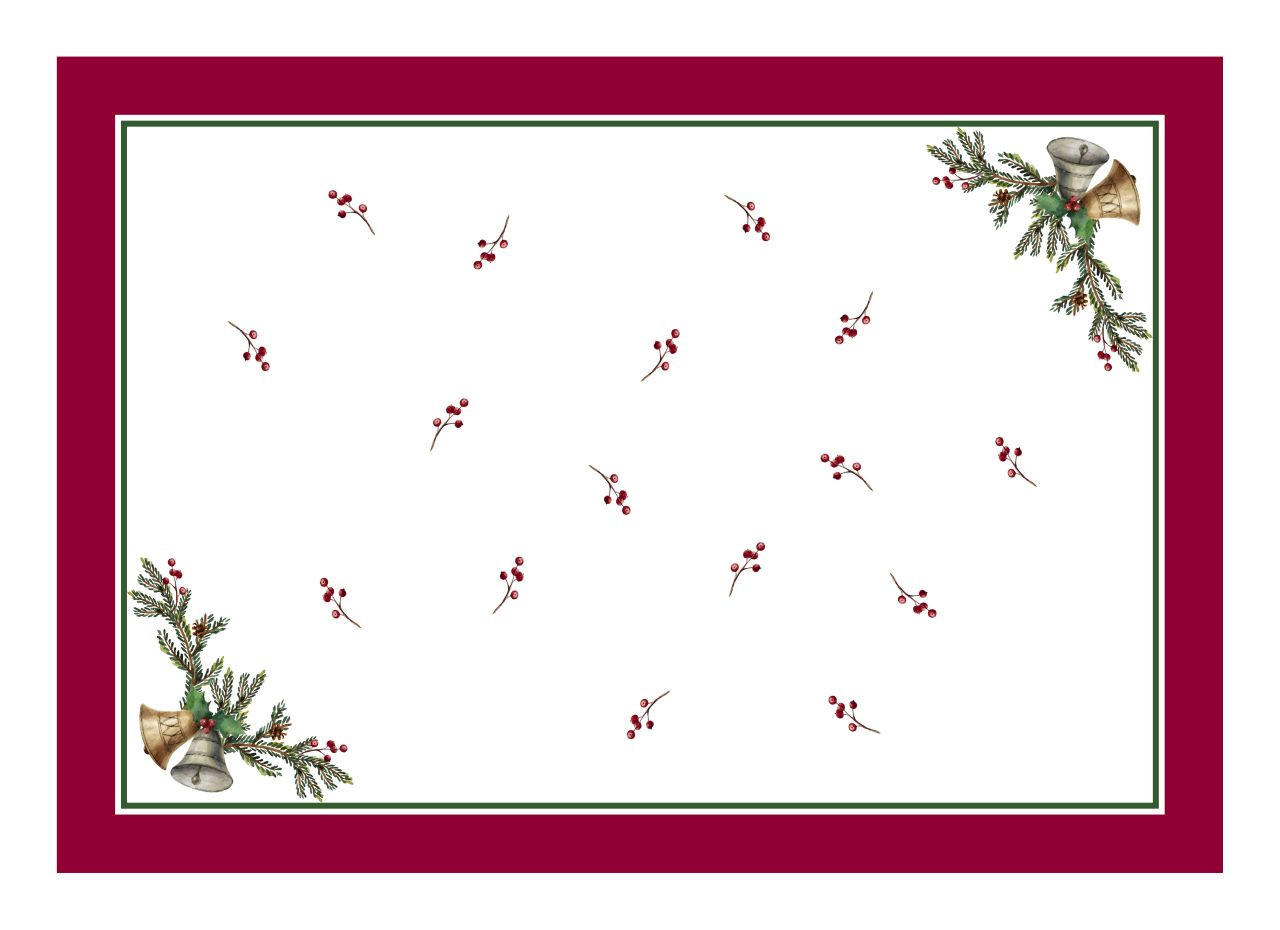 TISCHSET Textil Multicolor 35/50 cm  - Multicolor, Basics, Textil (35/50cm) - X-Mas