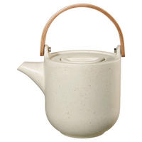 ČAJOVÁ KONVICE porcelán keramika  - bílá, Design, keramika (1/12,6/17,5cm) - ASA