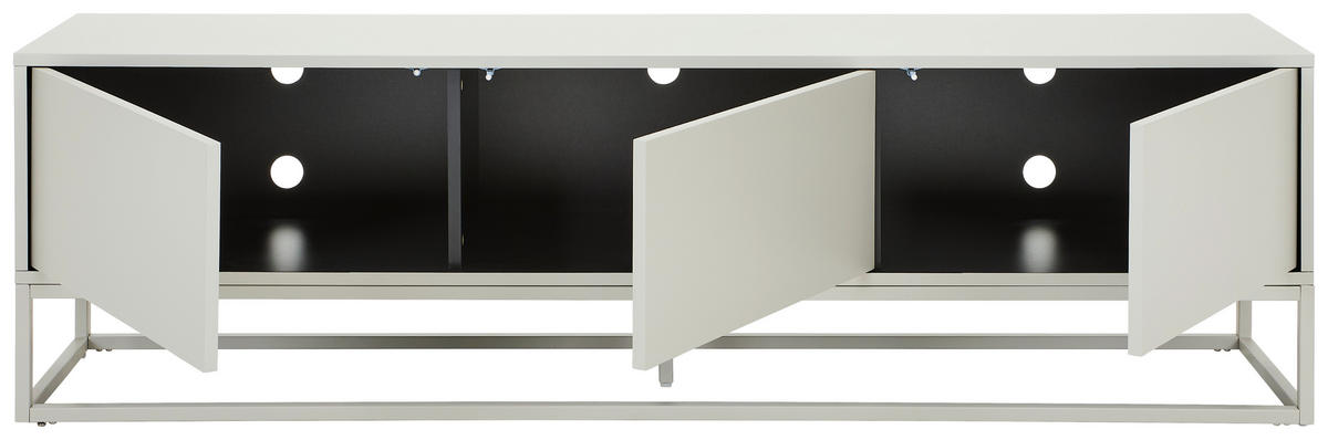 SIDEBOARD Libreville 180/52/40 cm  - Kaschmir/Weiß, Design, Holzwerkstoff/Metall (180/52/40cm) - MID.YOU
