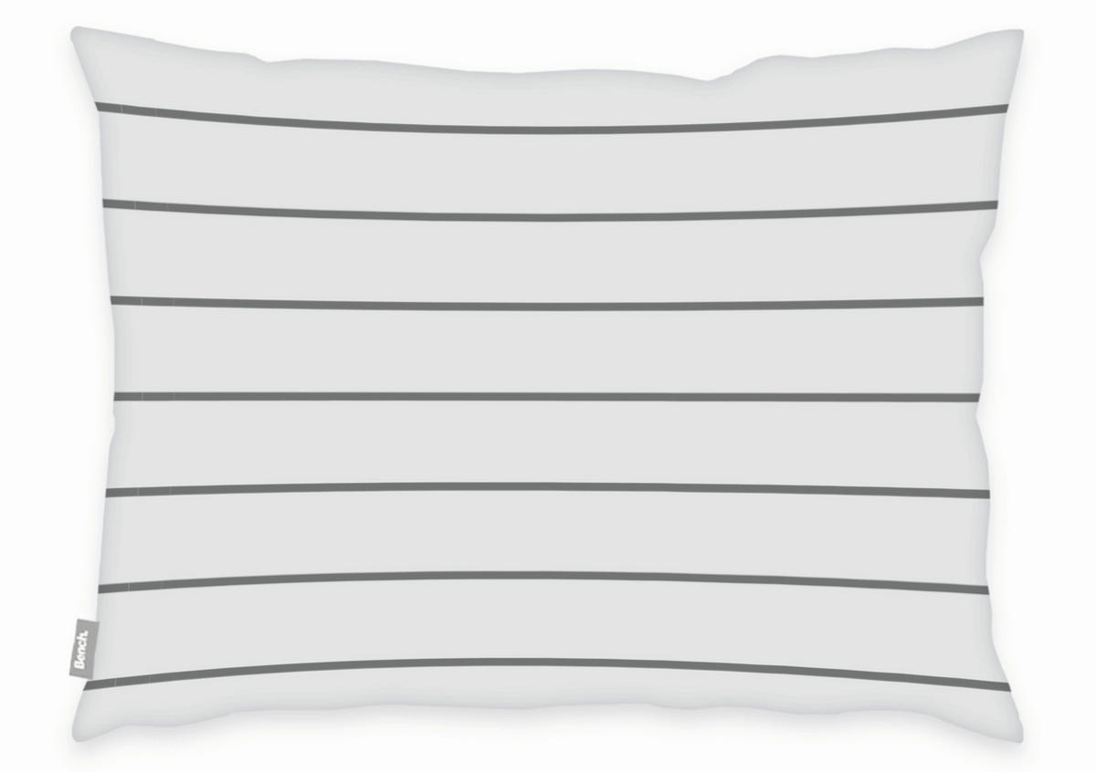 MLADINSKA POSTELJNINA BENCH 140/200 cm renforcé siva, črna  - siva/črna, Konvencionalno, tekstil (140/200cm) - Bench