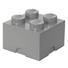AUFBEWAHRUNGSBOX 25/25/18 cm - Grau, Trend, Kunststoff (25/25/18cm) - Lego AUFBEWAHRUNGSBOX 25/25/18 cm - Grau, Trend, Kunststoff (25/25/18cm) - Lego
