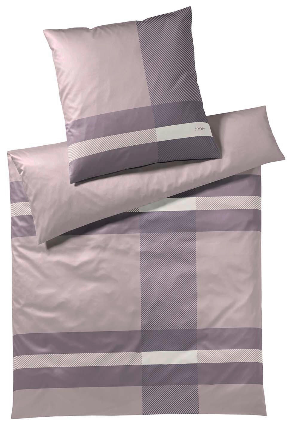 POSTELJNINA MODERN 140/200 cm mako saten vijolična - vijolična, Konvencionalno, tekstil/naravni materiali (140/200cm) - Joop!