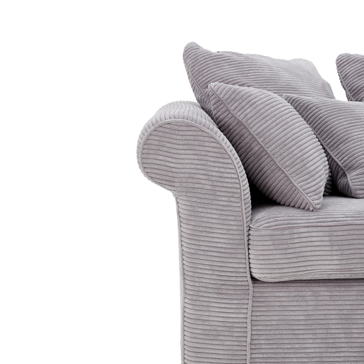 HÖRNSOFFA i manchester ljusgrå  - ljusgrå/ekfärgad, Lifestyle, trä/textil (250/250cm) - Livetastic