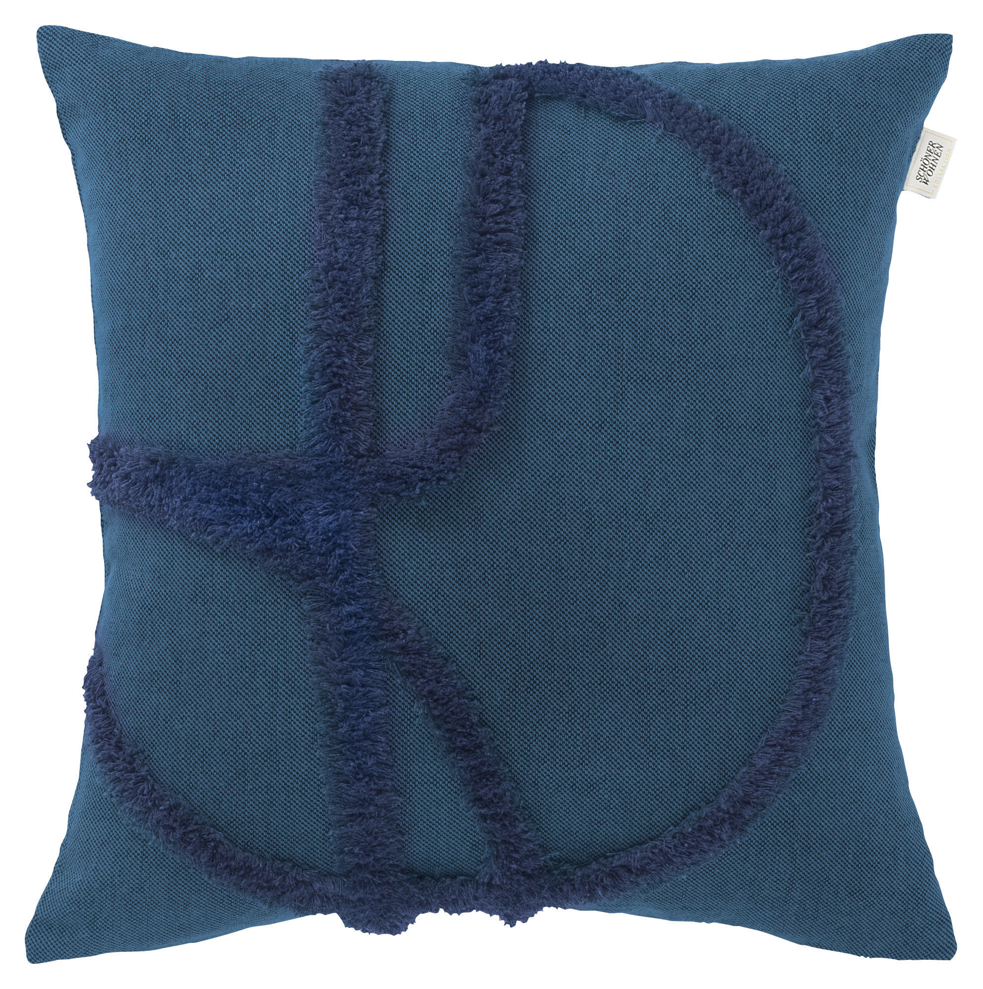 KISSENHÜLLE SW-JOIN 45/45 cm  - Blau/Dunkelblau, Trend, Textil (45/45cm) - Schöner Wohnen