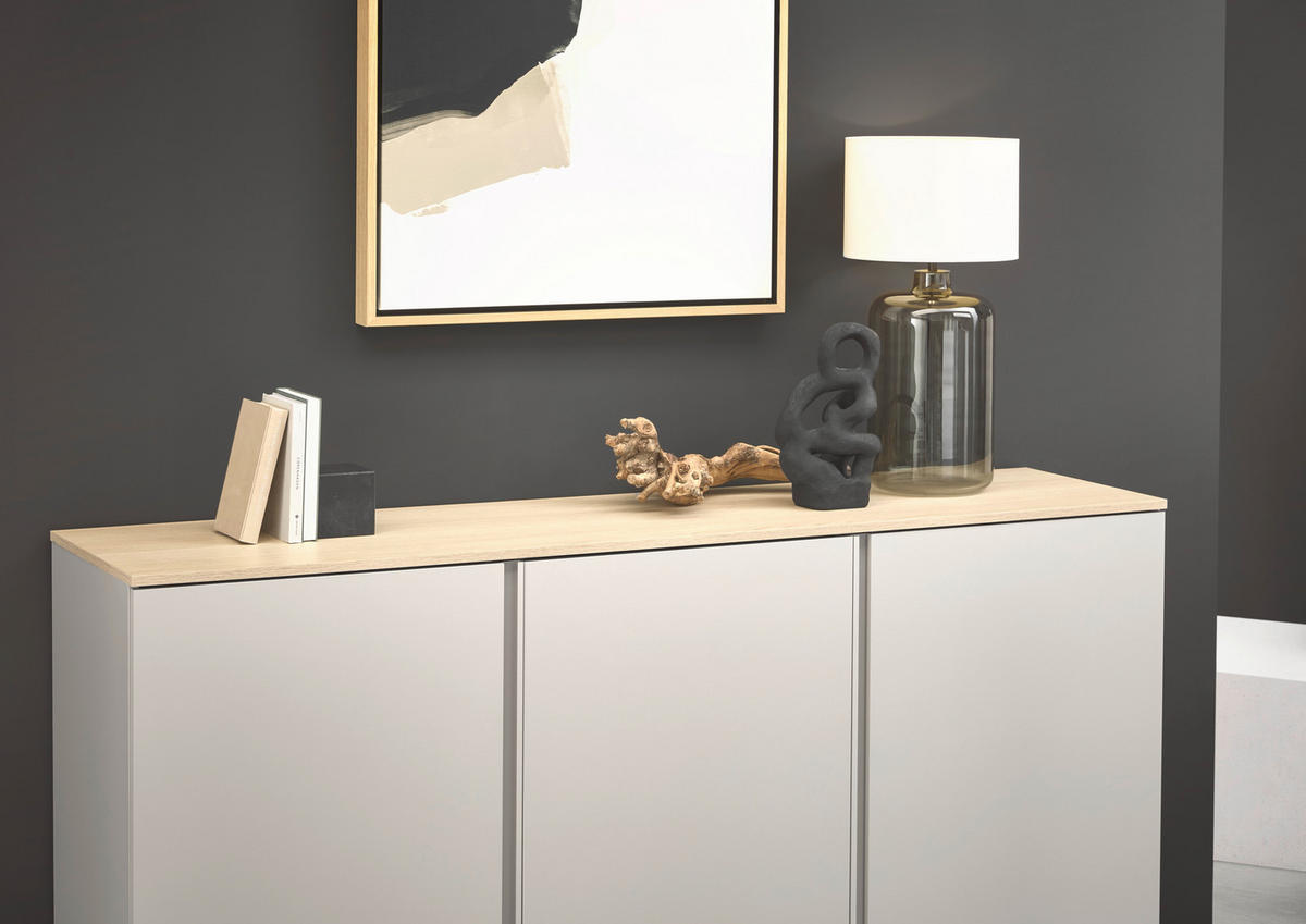 SIDEBOARD  in 181,7/89/43 cm  - Kaschmir/Eichefarben, Design, Holzwerkstoff/Kunststoff (181,7/89/43cm) - Voleo