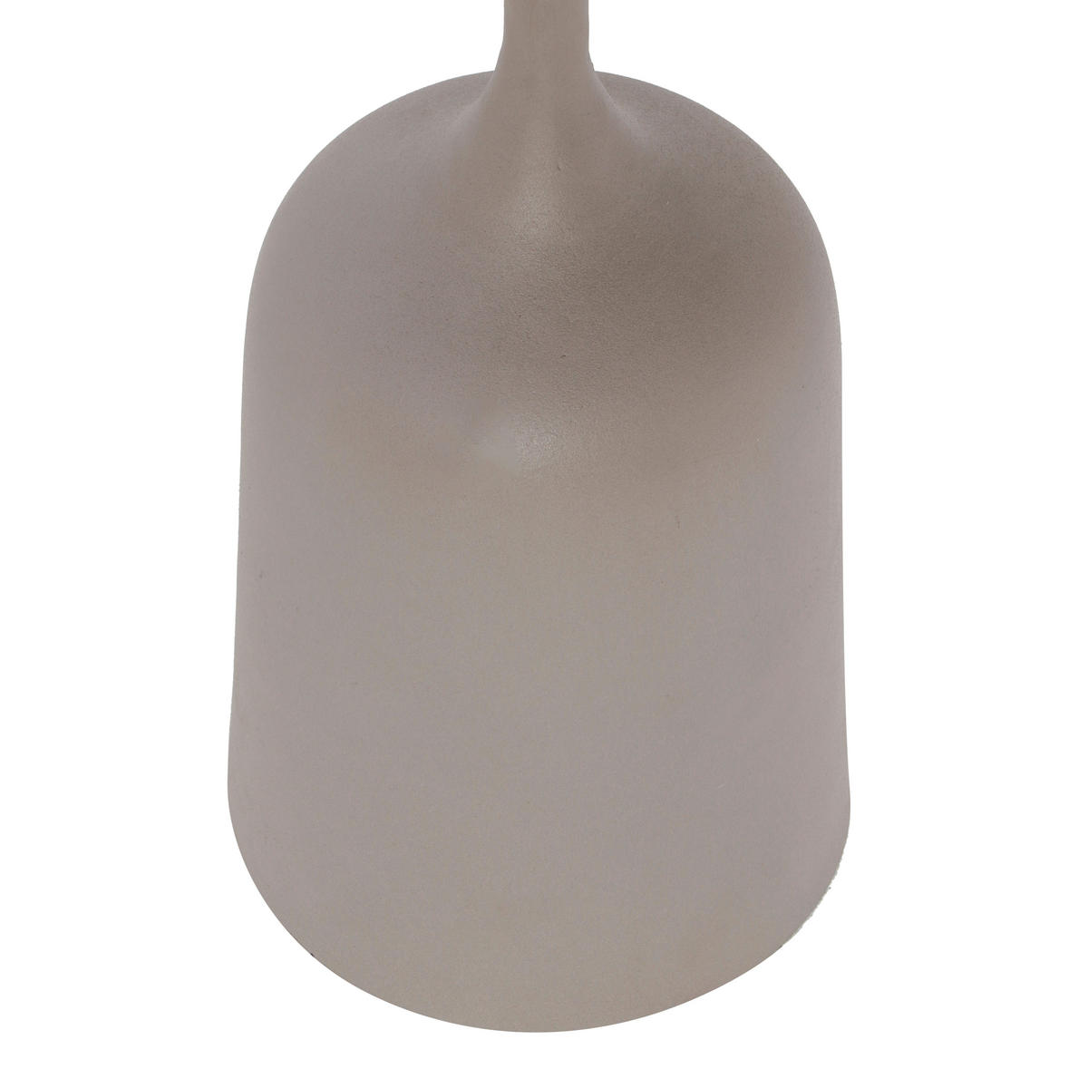 BEISTELLTISCH 40/40/53 cm Naturfarben, Taupe rund  - Taupe/Naturfarben, MODERN, Keramik/Metall (40/40/53cm) - Milino