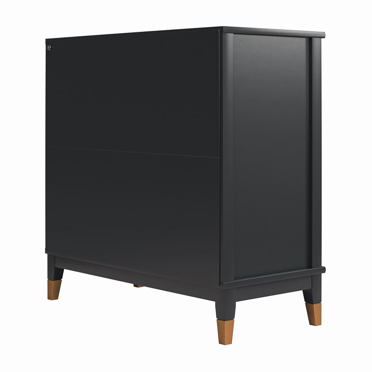 KOMMODE Westerleigh  in 84/84/40 cm  - Schwarz/Bronzefarben, Design, Holzwerkstoff/Metall (84/84/40cm) - MID.YOU