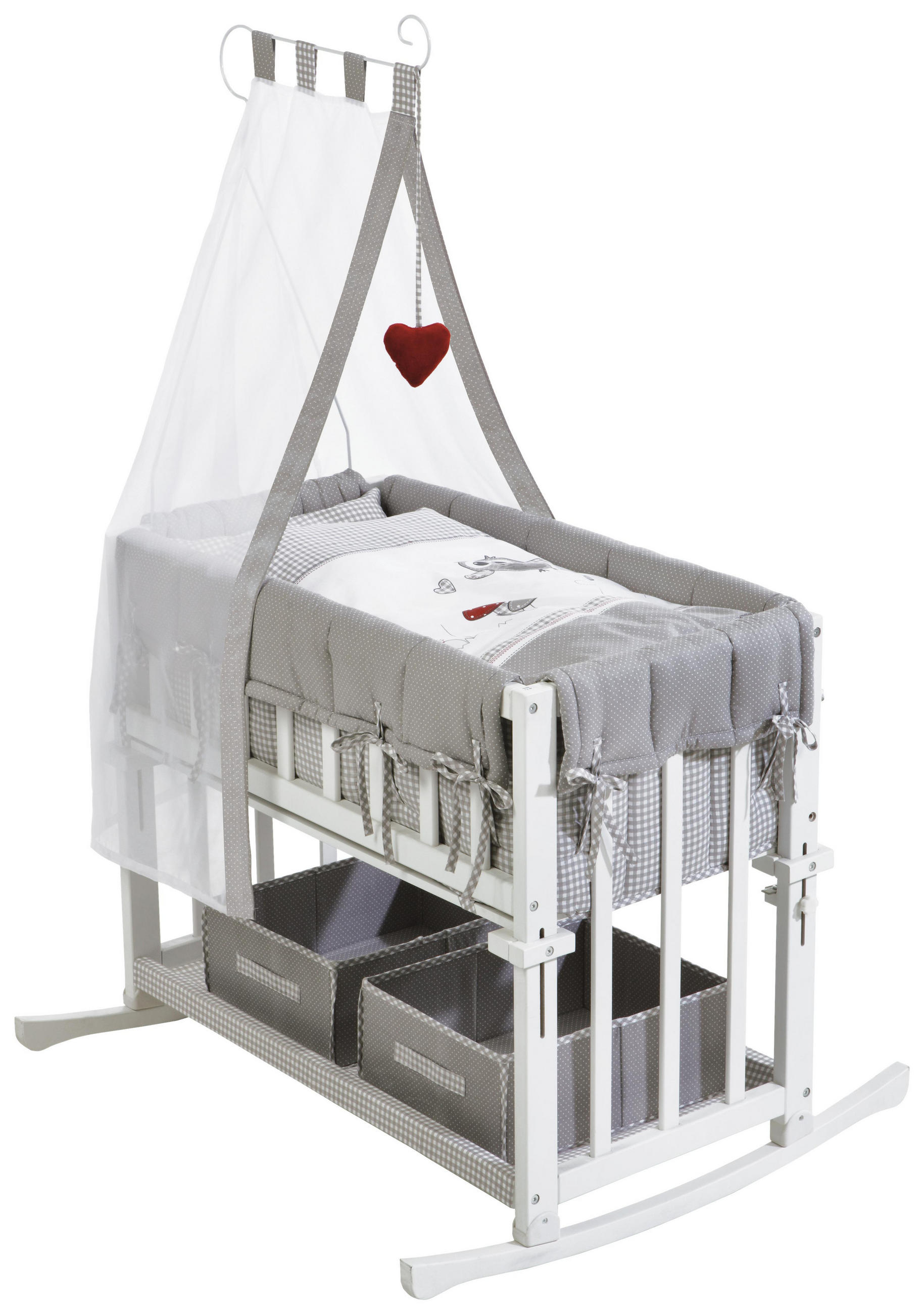 Stubenwagenset Adam & Eule