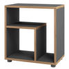 BEISTELLTISCH in Holzwerkstoff 50/55/30 cm  - Honigeiche/Anthrazit, Design, Holzwerkstoff/Kunststoff (50/55/30cm) - MID.YOU