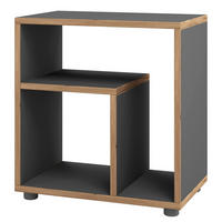 BEISTELLTISCH in Holzwerkstoff 50/55/30 cm  - Honigeiche/Anthrazit, Design, Holzwerkstoff/Kunststoff (50/55/30cm) - MID.YOU