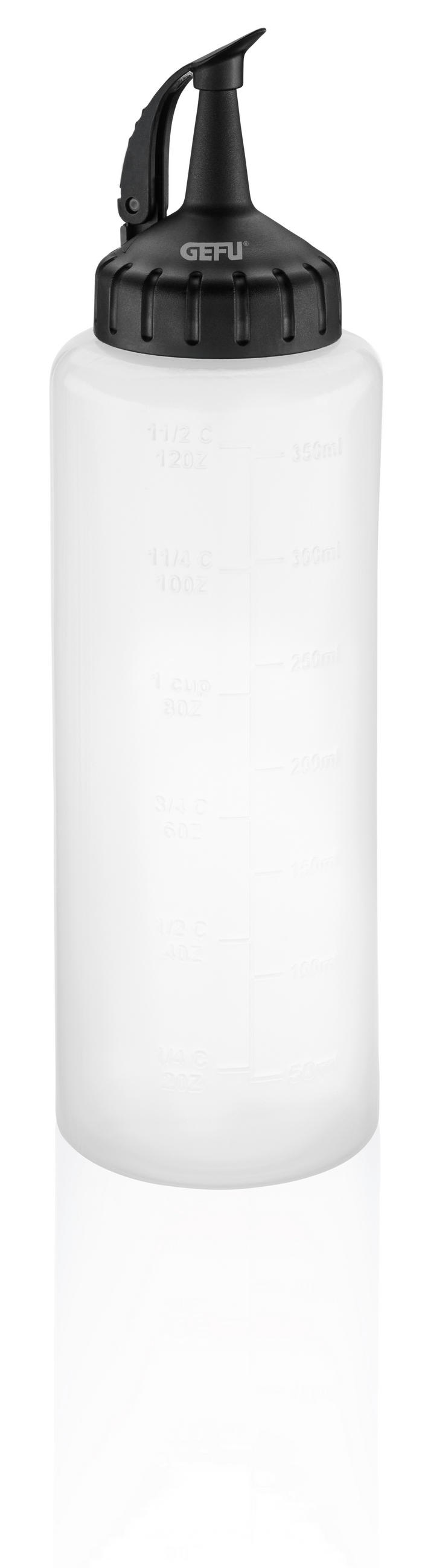 BOCA ZA OCAT/ULJE  plastika  FLEXI-FILL  - prozirno/crna, Design, plastika (6/25cm) - Gefu