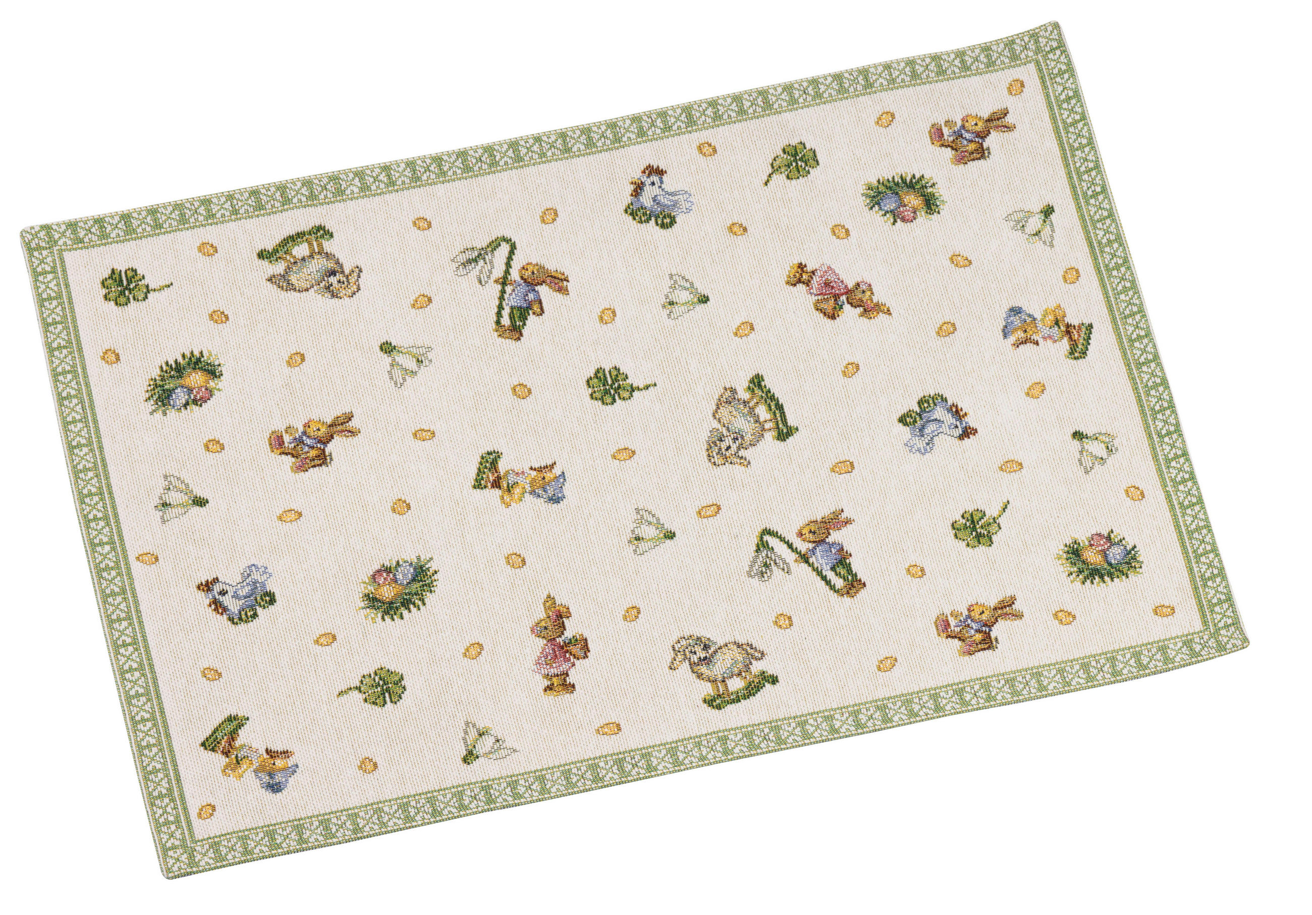 PLATZDECKCHEN Easter Delight Textil Multicolor 48,0/32,0 cm  - Multicolor, Basics, Textil (48,0/32,0cm)