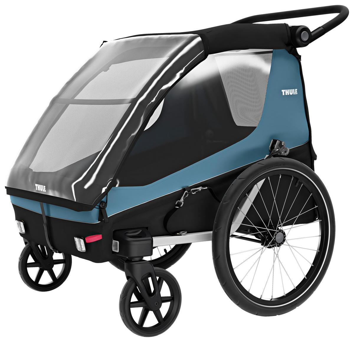 FAHRRADANHÄNGER   Courier  - Blau/Schwarz, Trend, Metall (76/32/105cm) - Thule