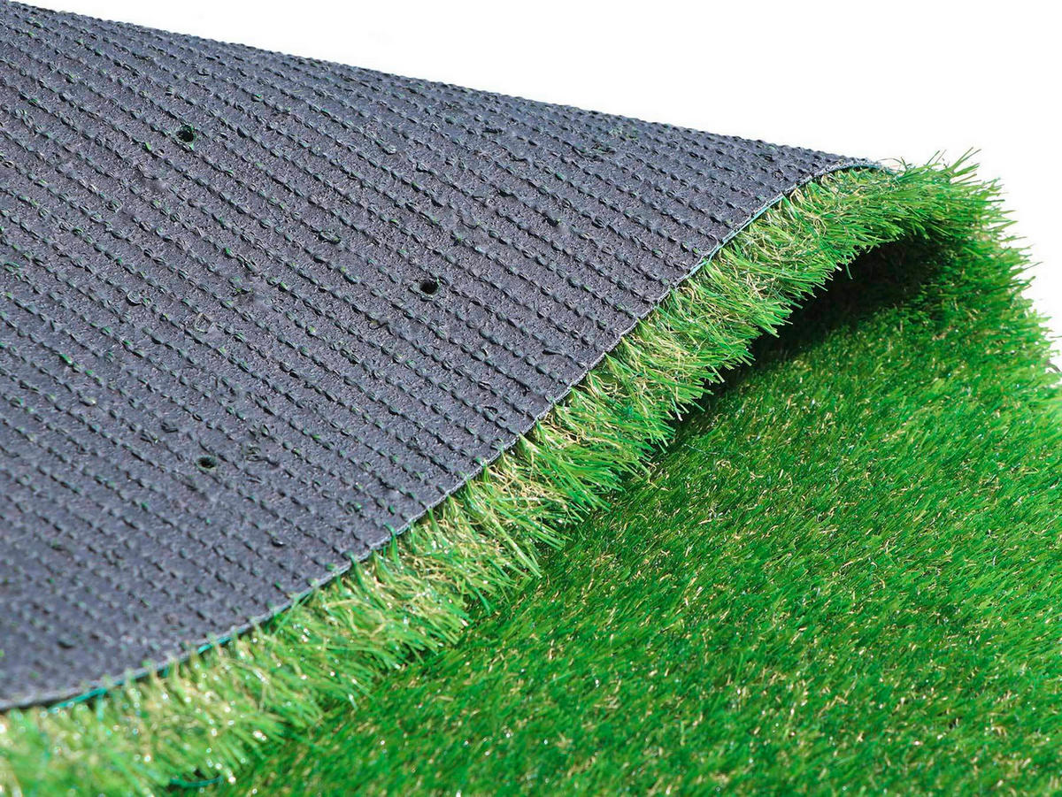 RASENTEPPICH - Grün, Basics, Kunststoff (400/2300cm)