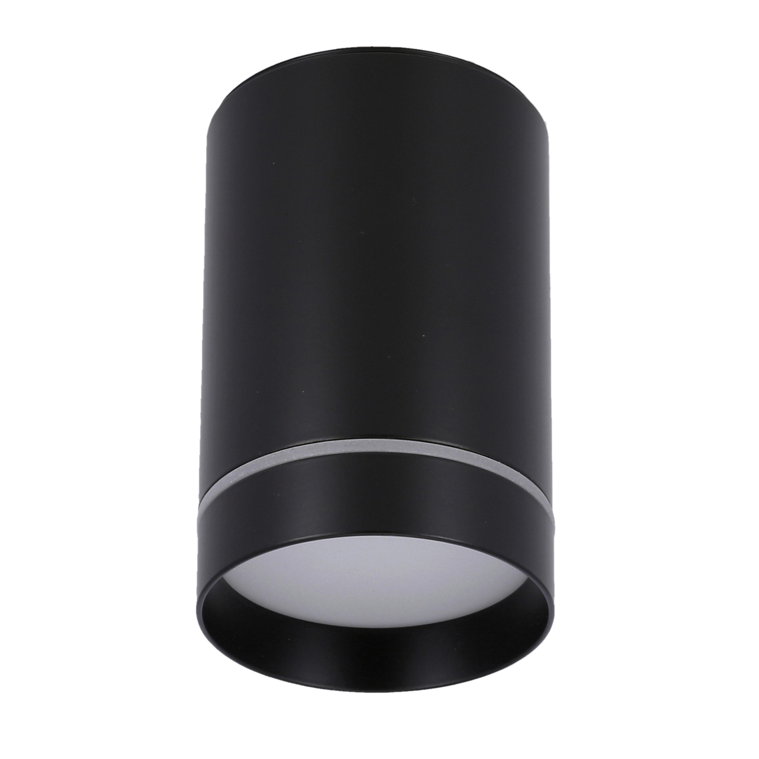 DECKENLEUCHTE Tuba 7.9/8.8/7.9 cm   - Schwarz, Design, Metall (7.9/8.8/7.9cm)
