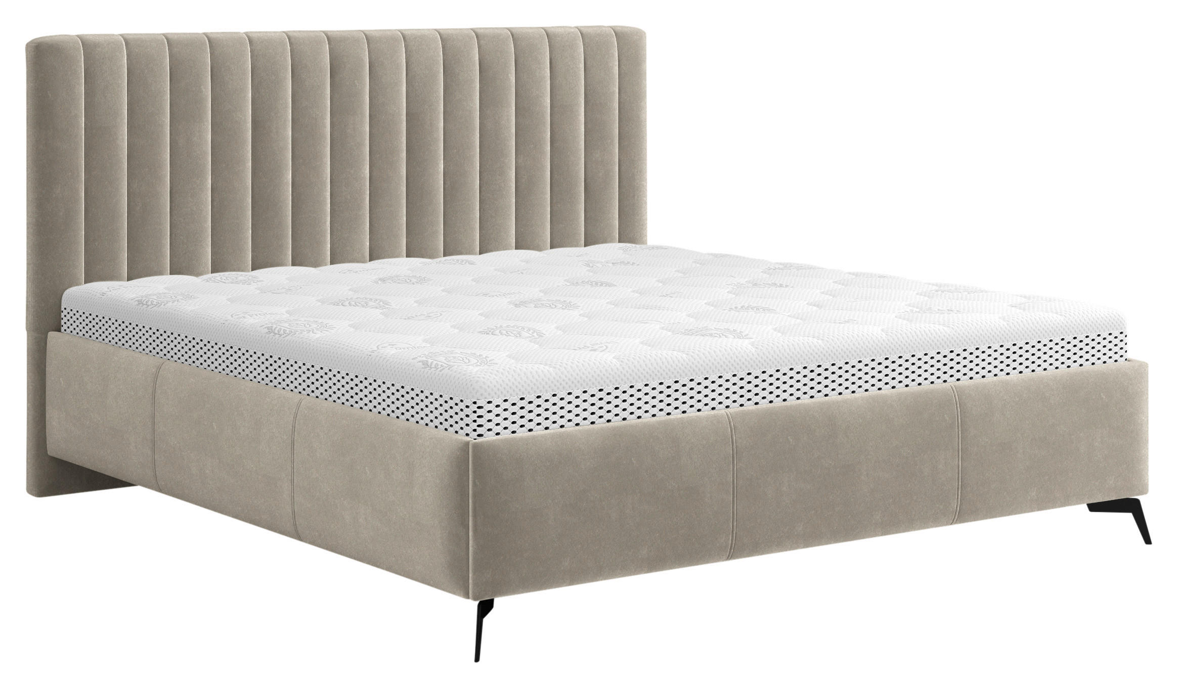 Boxxx Polsterbett Creme 180x200 cm