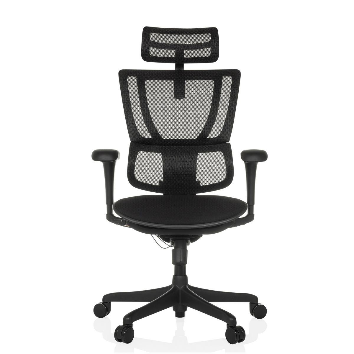 SNURRSTOL  i nät svart  - svart, Modern, textil/plast (69/112 - 134/63cm) - MID.YOU