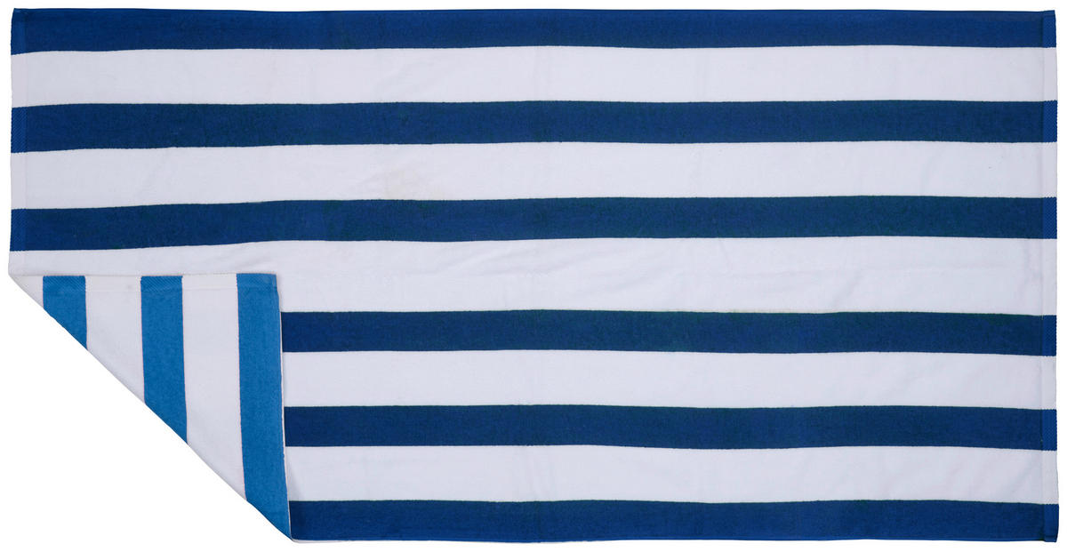 PLÁŽOVÁ OSUŠKA, 90/180 cm, modrá, petrolejová - modrá/petrolejová, Trend, textil (90/180cm) - Esposa