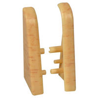 SOCKELLEISTENENDSTÜCK Buchefarben  - Buchefarben, Basics, Kunststoff (-/2,01/3,96cm) - Homeware