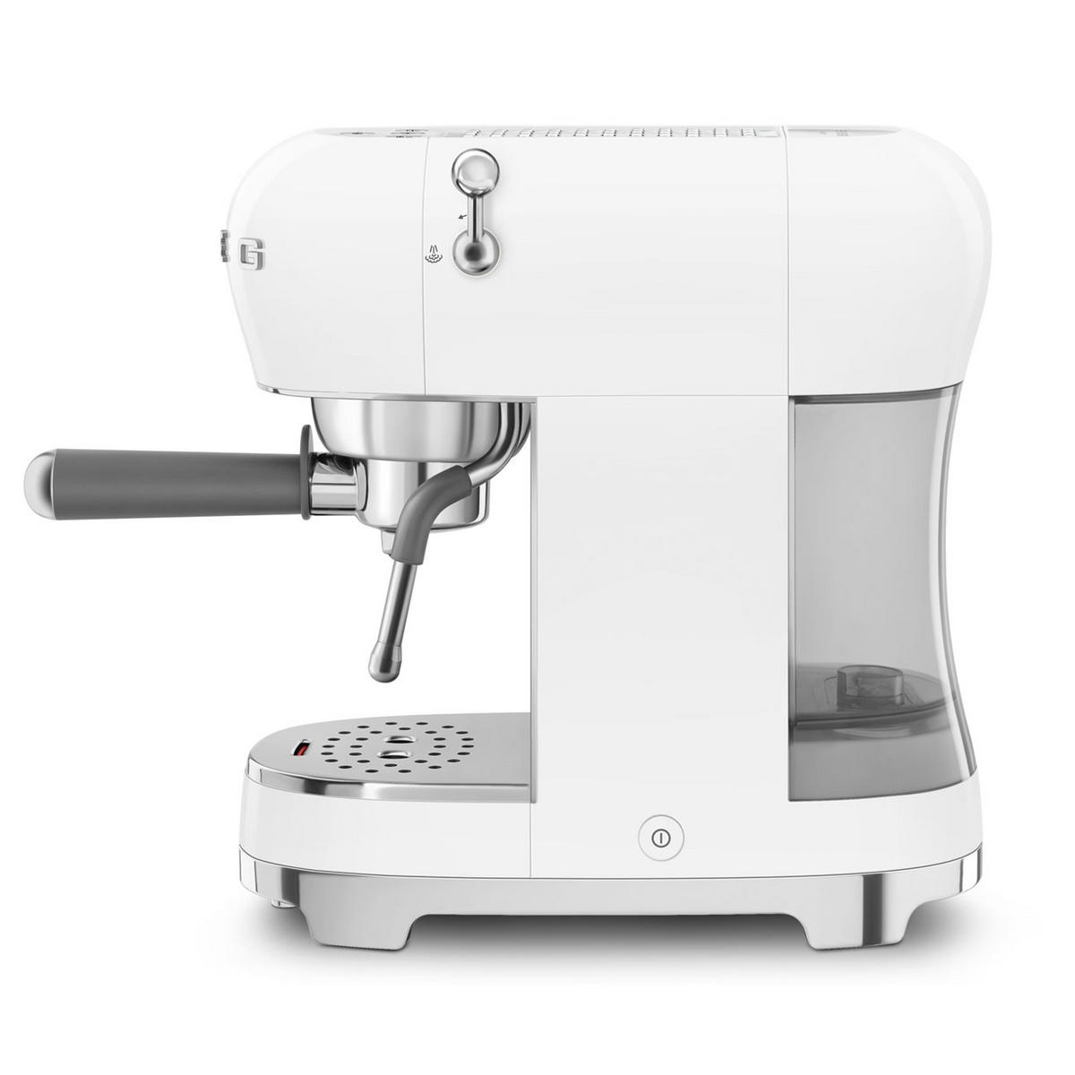 ESPRESSOMASCHINE 50´s Style  - Weiß, Design, Kunststoff/Metall (14,9/33/32,9cm) - SMEG