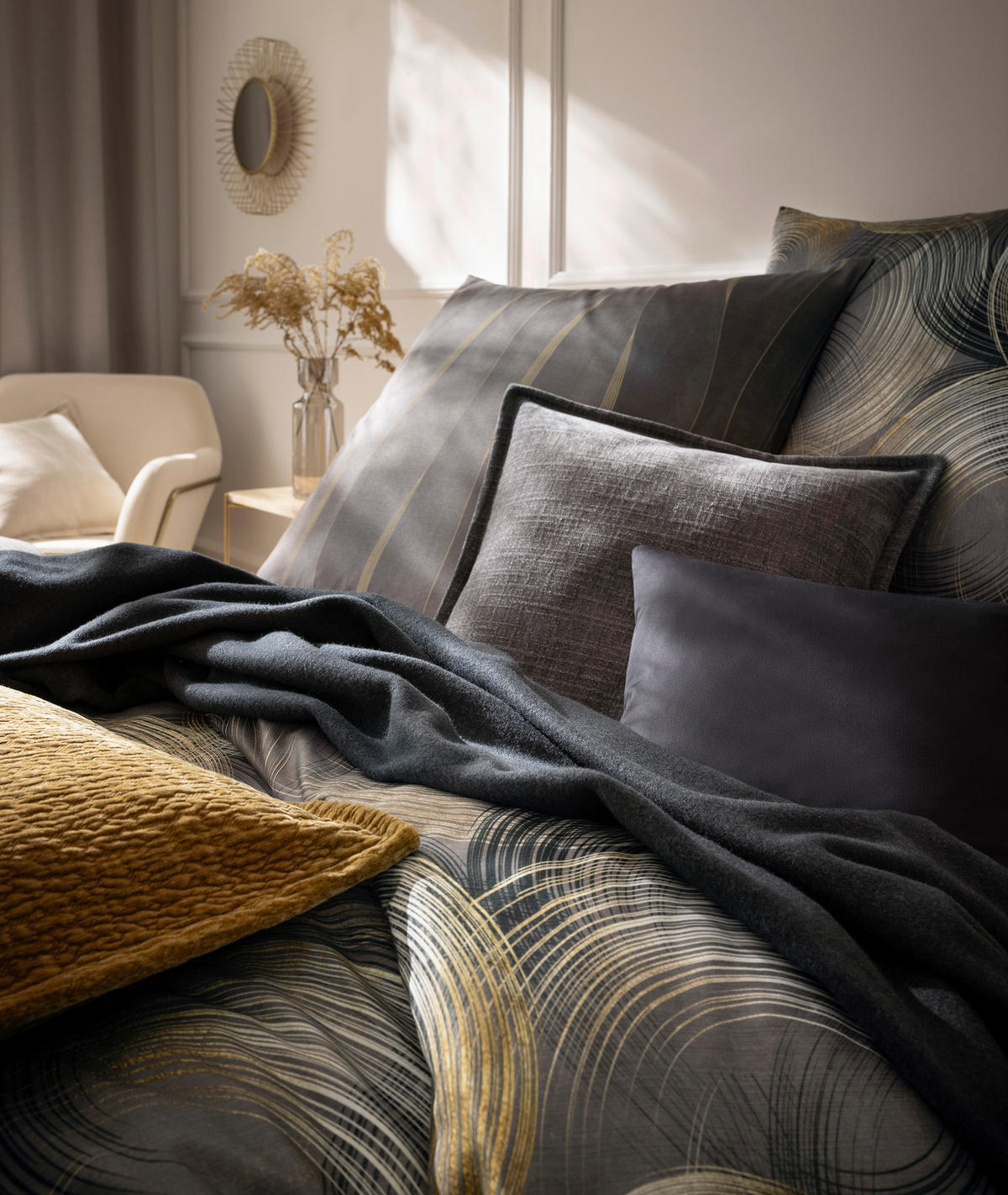 BETTWÄSCHE Atelier Flanell 155/220 cm  - Creme, Design, Textil (155/220cm) - Estella