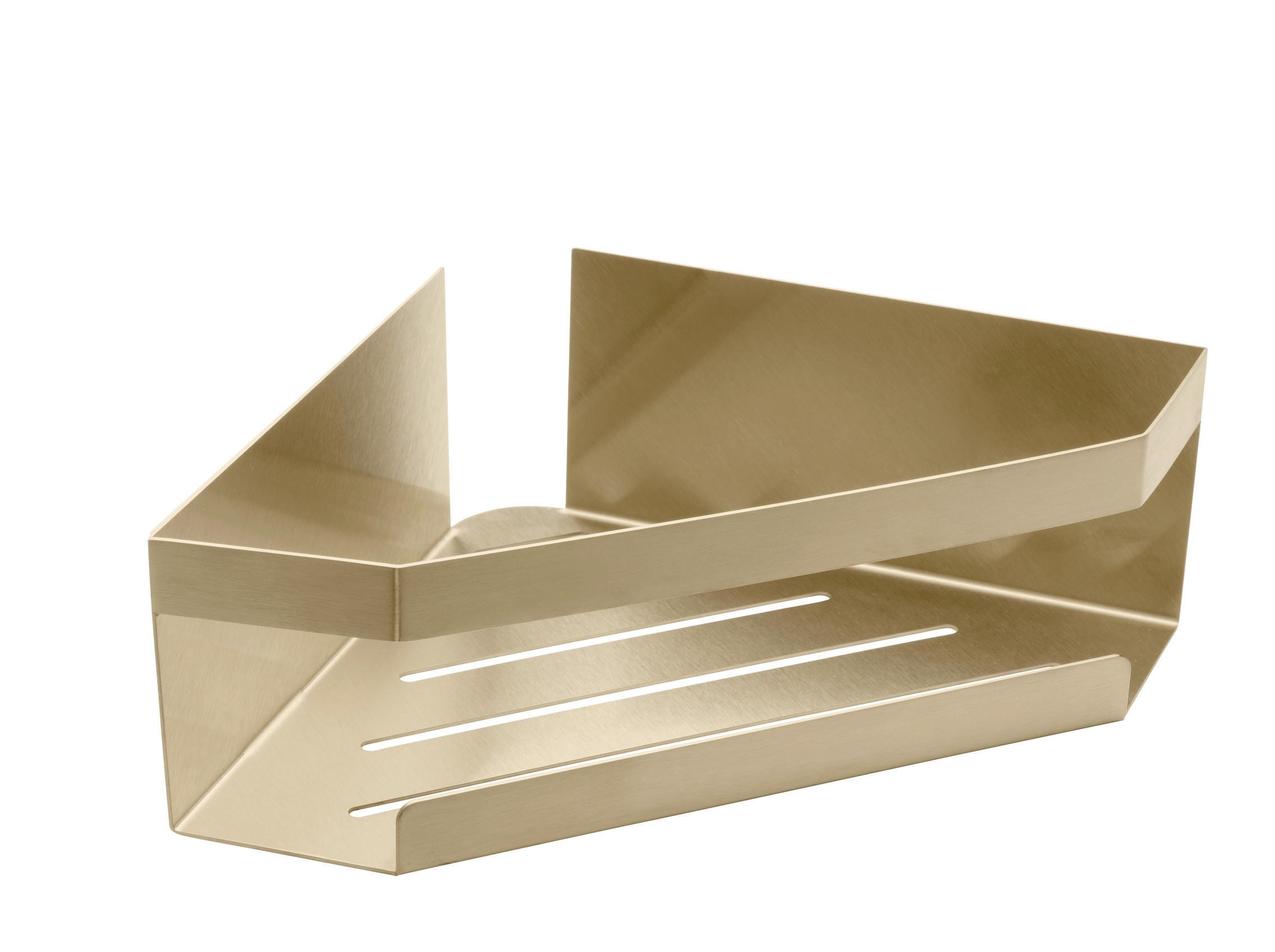 DUSCHABLAGE - Goldfarben, KONVENTIONELL, Metall (28,5/8/18cm) - Schöner Wohnen