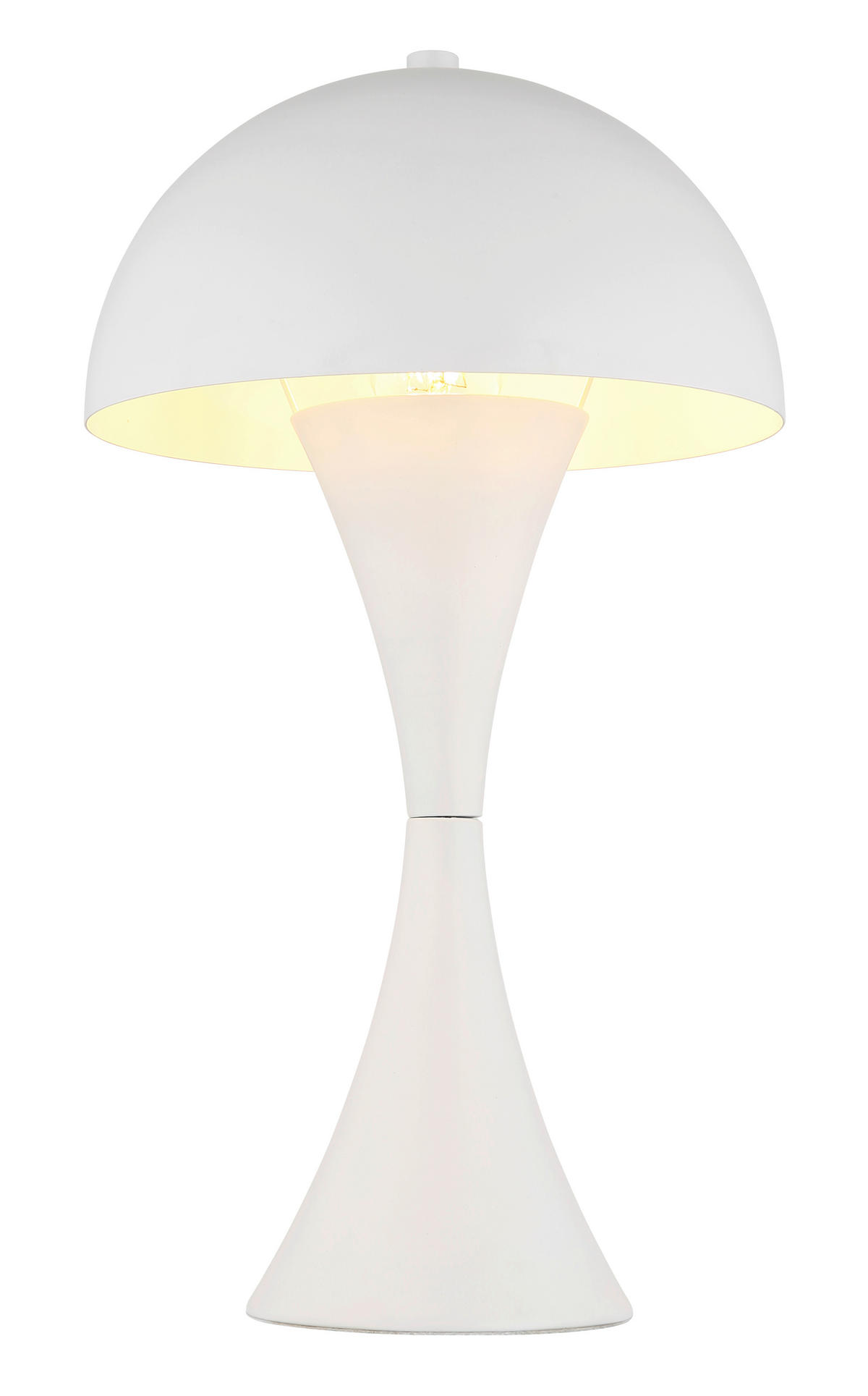 TISCHLEUCHTE - Weiss, Design, Kunststoff/Metall (20/36,1cm) - Globo
