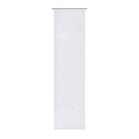PANELNA ZAVESA    60/260 cm  - bela, Design, tekstil (60/260cm) - Novel