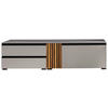 LOWBOARD  in 187/48/45 cm  - Greige/Nussbaumfarben, Design, Holz/Holzwerkstoff (187/48/45cm) - Moderano