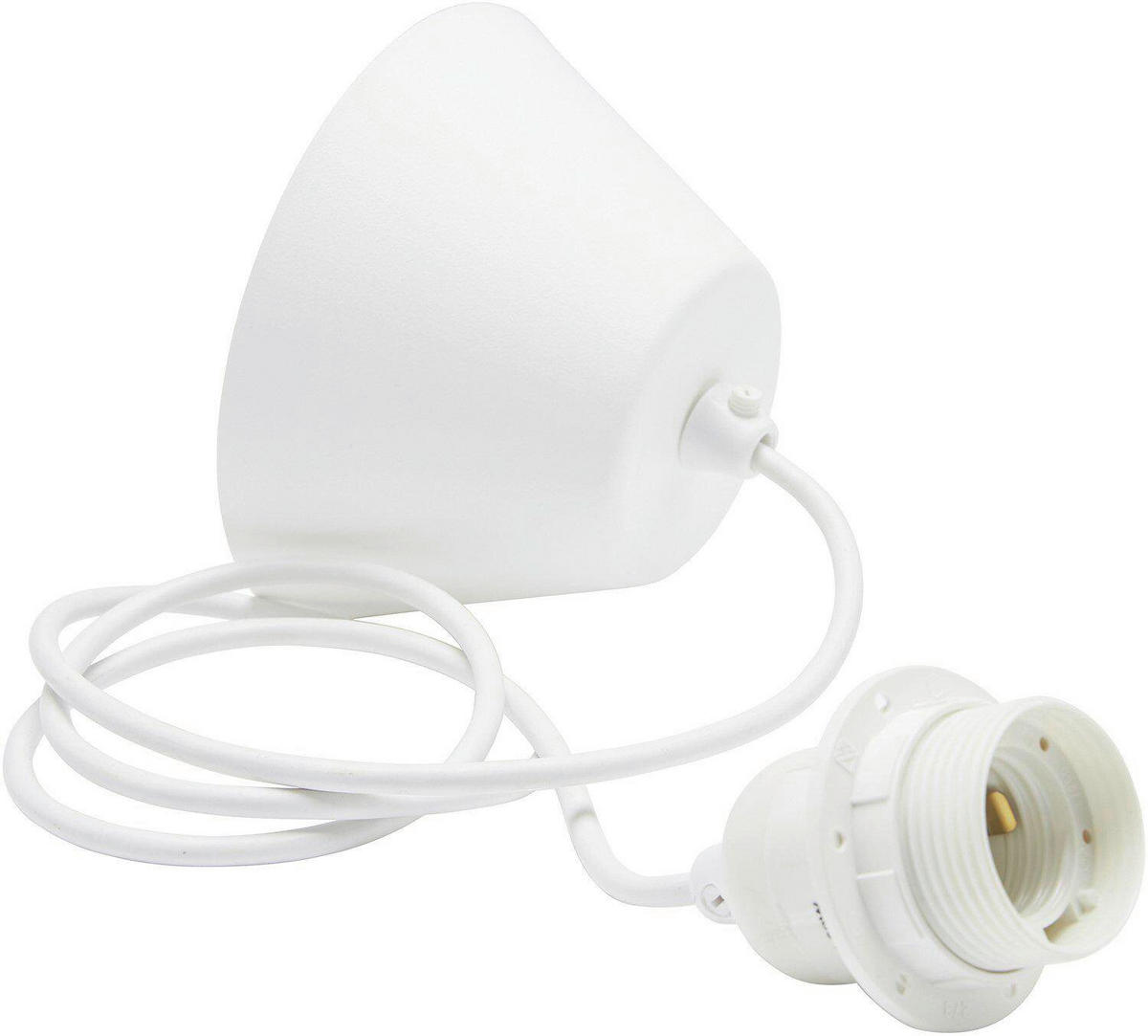 LEUCHTENFASSUNG 120 cm   - Weiß, KONVENTIONELL, Kunststoff (120cm)