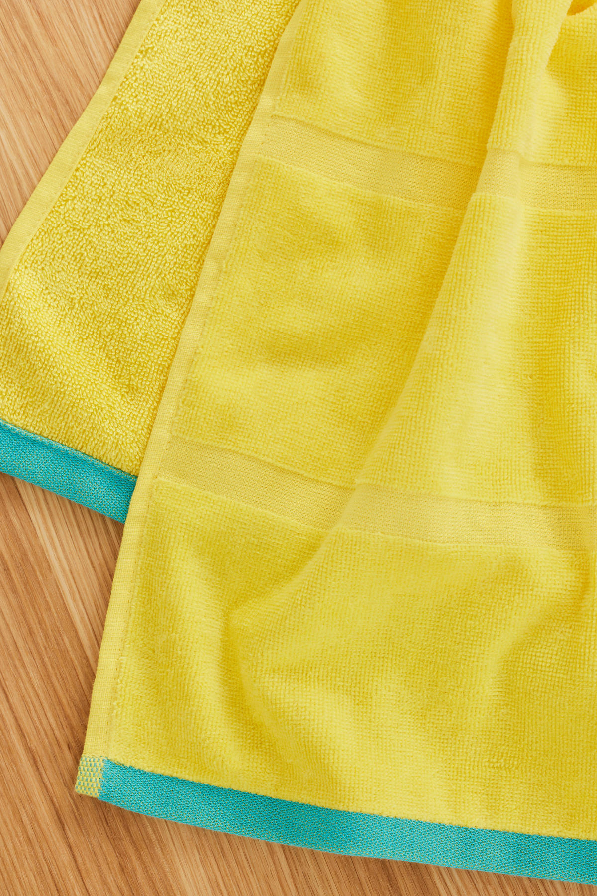 STRANDTUCH s.Oliver Türkis, Gelb 90/180 cm  - Türkis/Gelb, Trend, Textil (90/180cm) - S. Oliver