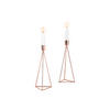 KERZENHALTER-SET - Kupferfarben, Basics, Metall (9,5/24,2cm) - Echtwerk