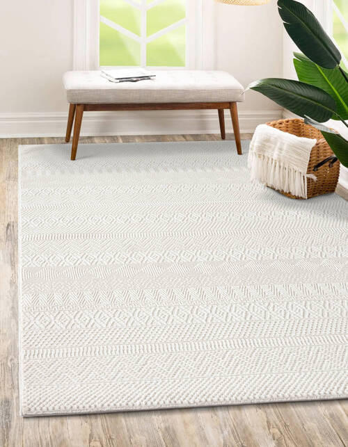 WEBTEPPICH 200/290 cm Sign Creme  - Creme, KONVENTIONELL, Textil (200/290cm) - Novel