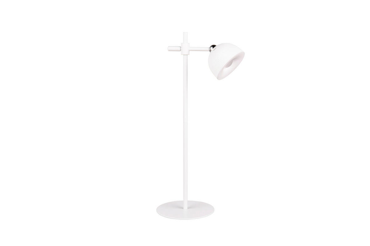 AKKU-TISCHLEUCHTE - Weiss, Konventionell, Kunststoff (13,2/20/41cm)