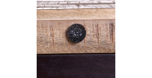 KOMMODE in 60/120/42 cm - Dunkelbraun/Braun, Design, Glas/Holz (60/120/42cm) - Landscape