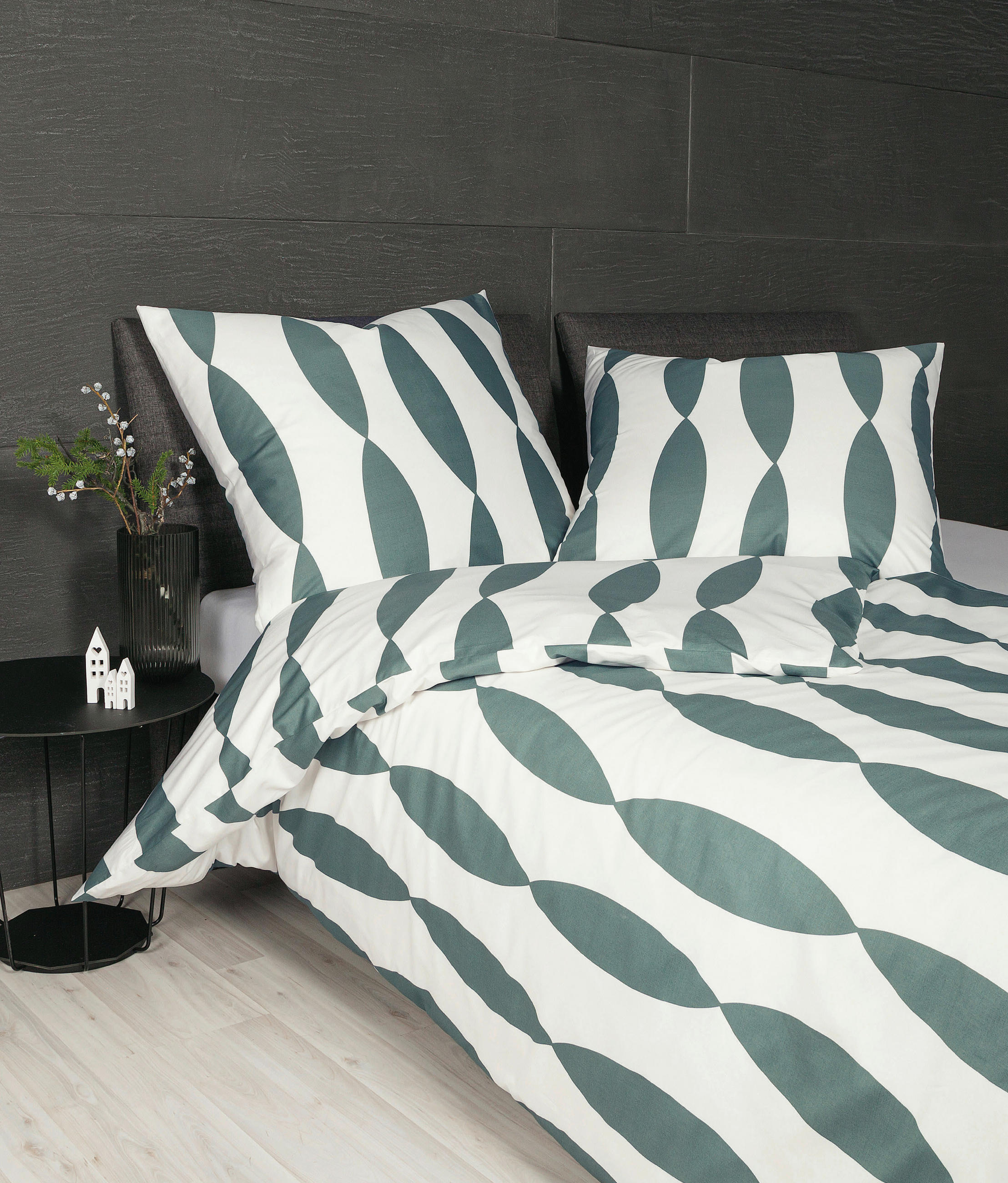 BETTWÄSCHE Makosatin 155/200 cm  - Braun, Design, Textil (155/200cm) - Janine