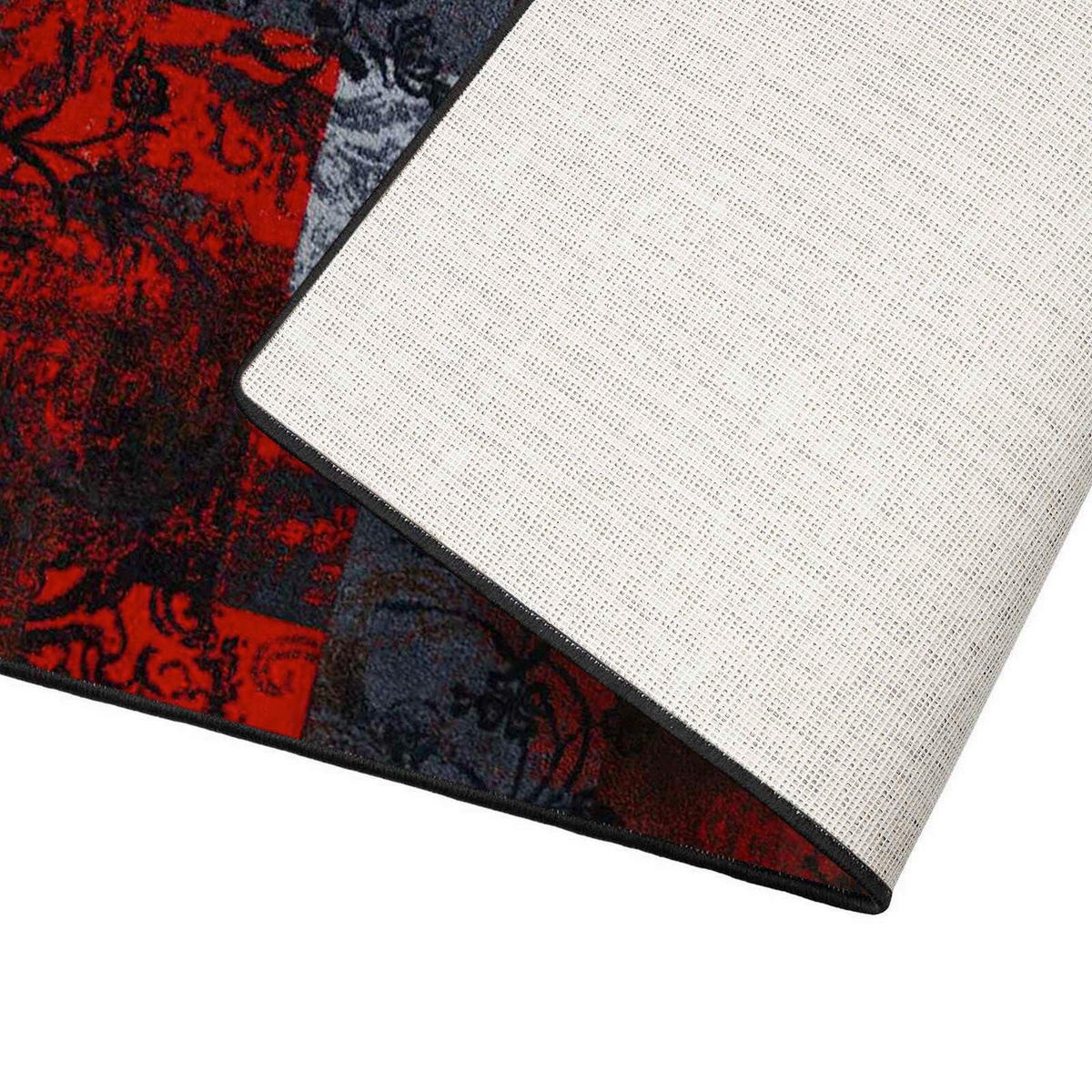 LÄUFER 80/500 cm FD Rot  - Rot, KONVENTIONELL, Kunststoff/Textil (80/500cm)