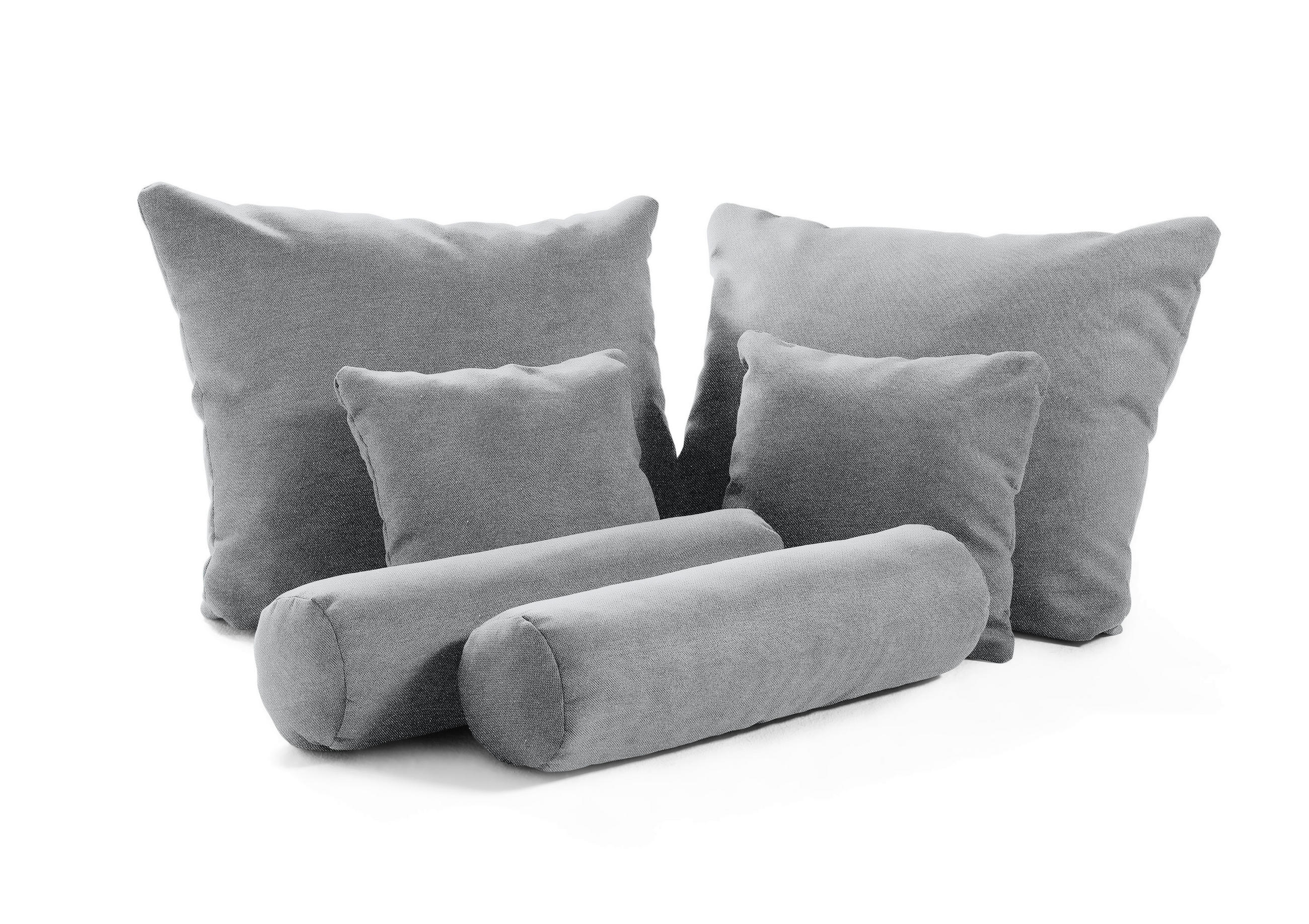 KISSENSATZ 6-teilig  - Grau, Basics, Textil - Esposa