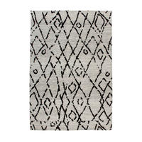 VINTAGE PREPROGA  120/170 cm  tkano  siva, črna  - siva/črna, Basics, tekstil (120/170cm) - Kayoom