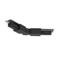 SCHIENENSYSTEM-VERBINDER - Schwarz, Basics, Kunststoff (18,7/3/1,8cm) - Eglo