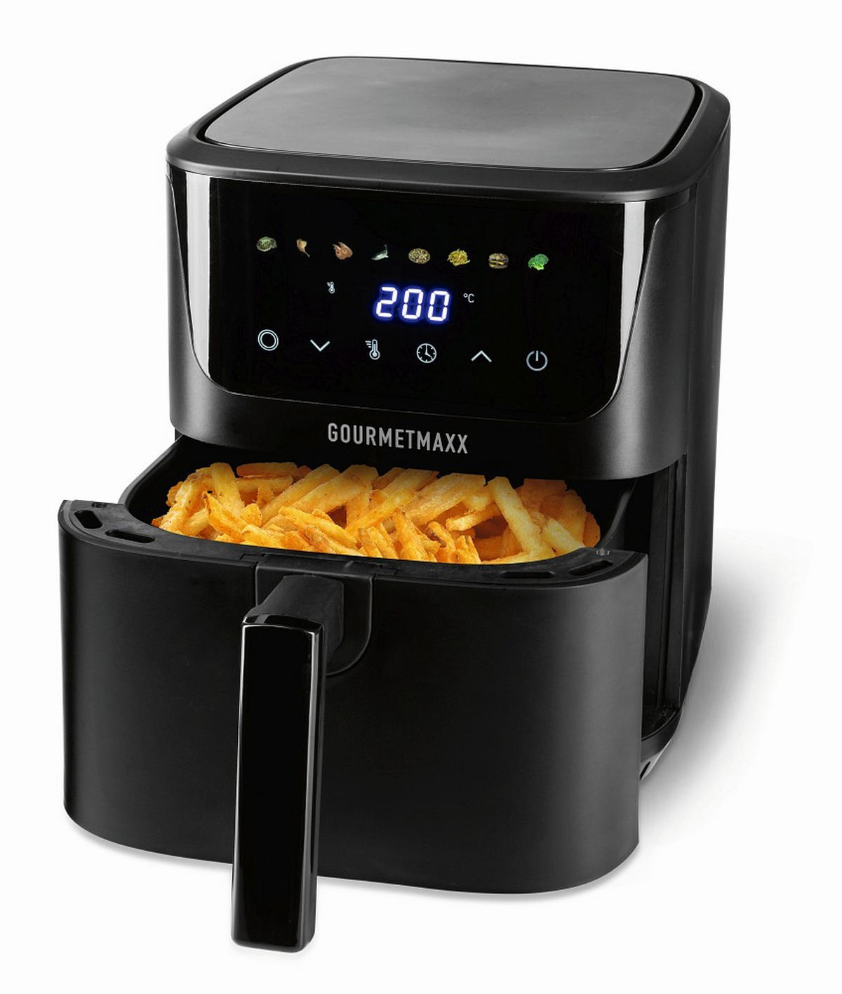 HEIßLUFTFRITTEUSE GOURMETmaxx 6,5 L  - Schwarz, Basics, Kunststoff/Metall (39/28,6/33,5cm) - GOURMETMAXX