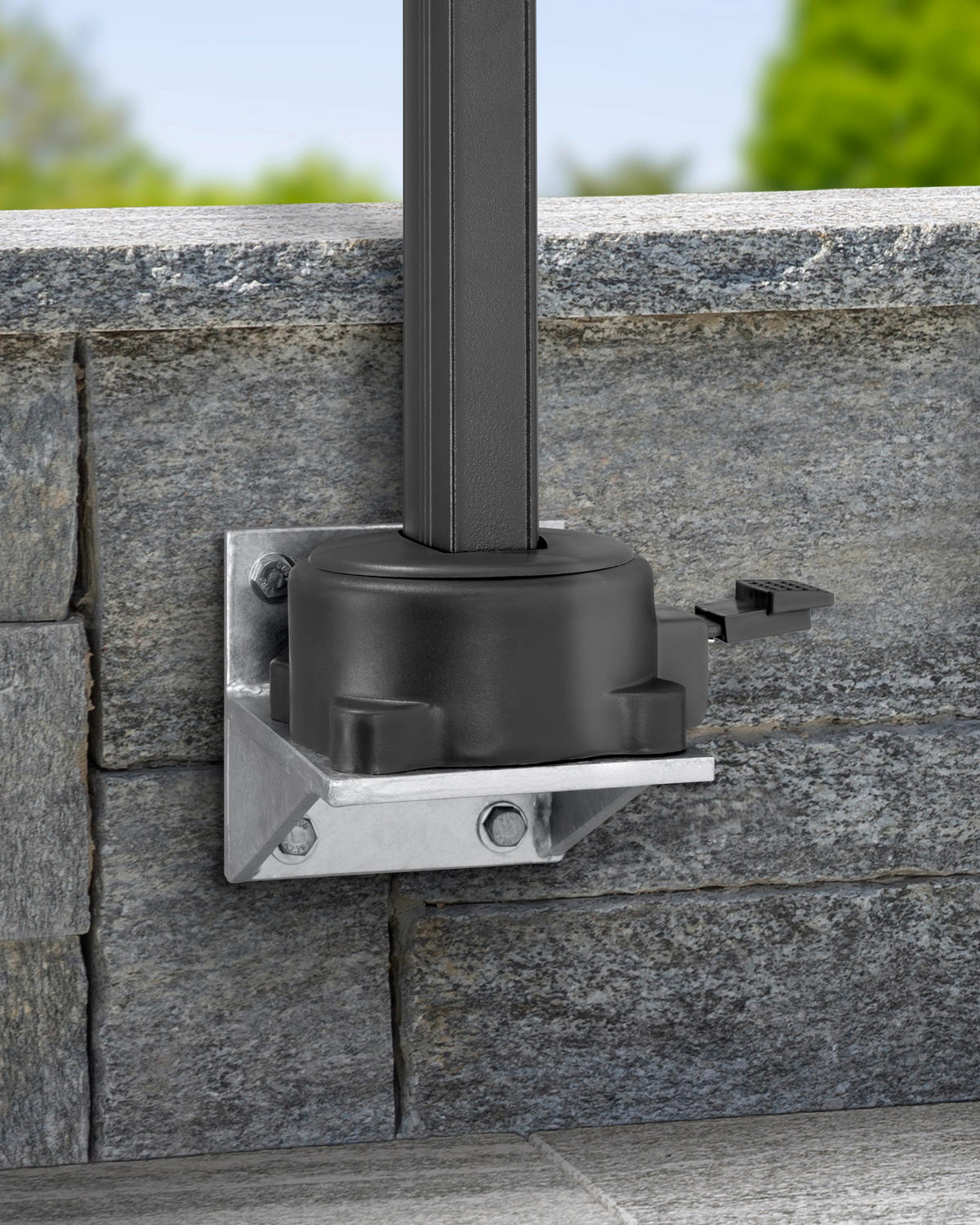 SONNENSCHIRM-WANDKONSOLE - Silberfarben, Basics, Metall (16/16/21cm) - Schneider