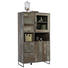 VITRINE in Braun - Anthrazit/Braun, Design, Holzwerkstoff/Metall (90/149/37cm) - Ti`me VITRINE in Braun - Anthrazit/Braun, Design, Holzwerkstoff/Metall (90/149/37cm) - Ti`me
