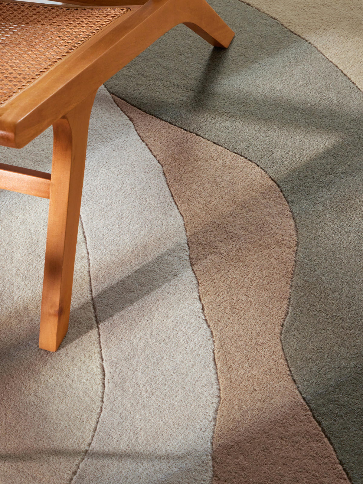 WOLLTEPPICH Wohnzimmer 160 cm Chelsea Flood Creme, Multicolor rund  - Multicolor/Creme, Basics, Textil (160cm) - Ted Baker